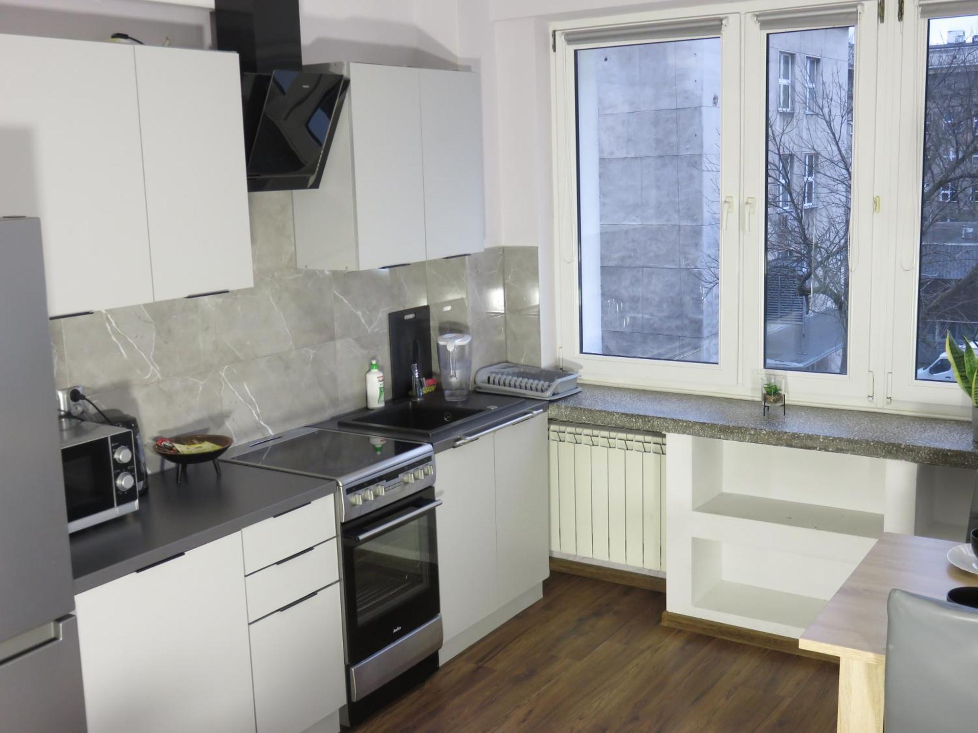 Uroczy Apartament Dla 4 Osob 바르샤바 외부 사진